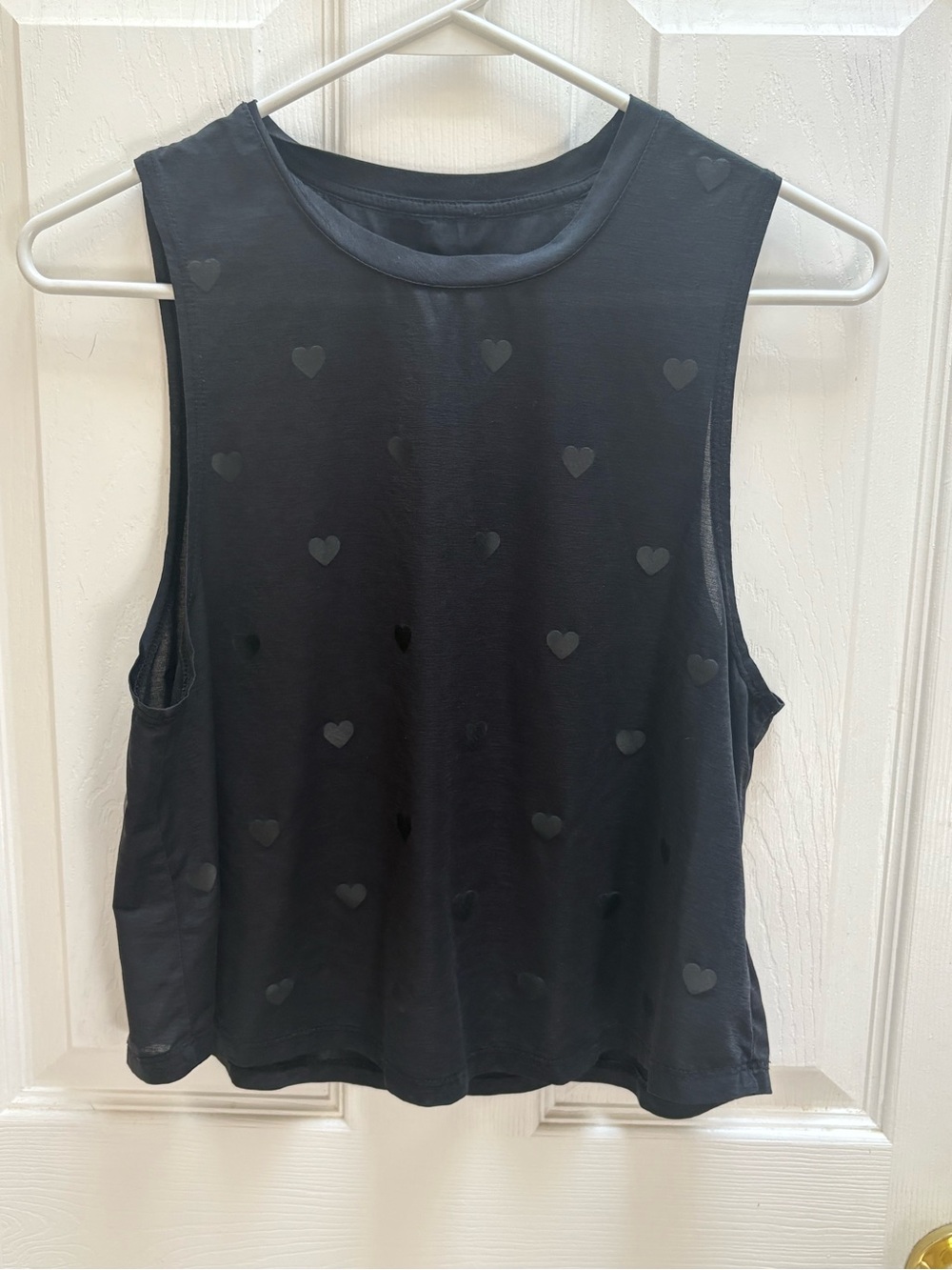 Spiritual Gangster Black Heart-Print Muscle Tank